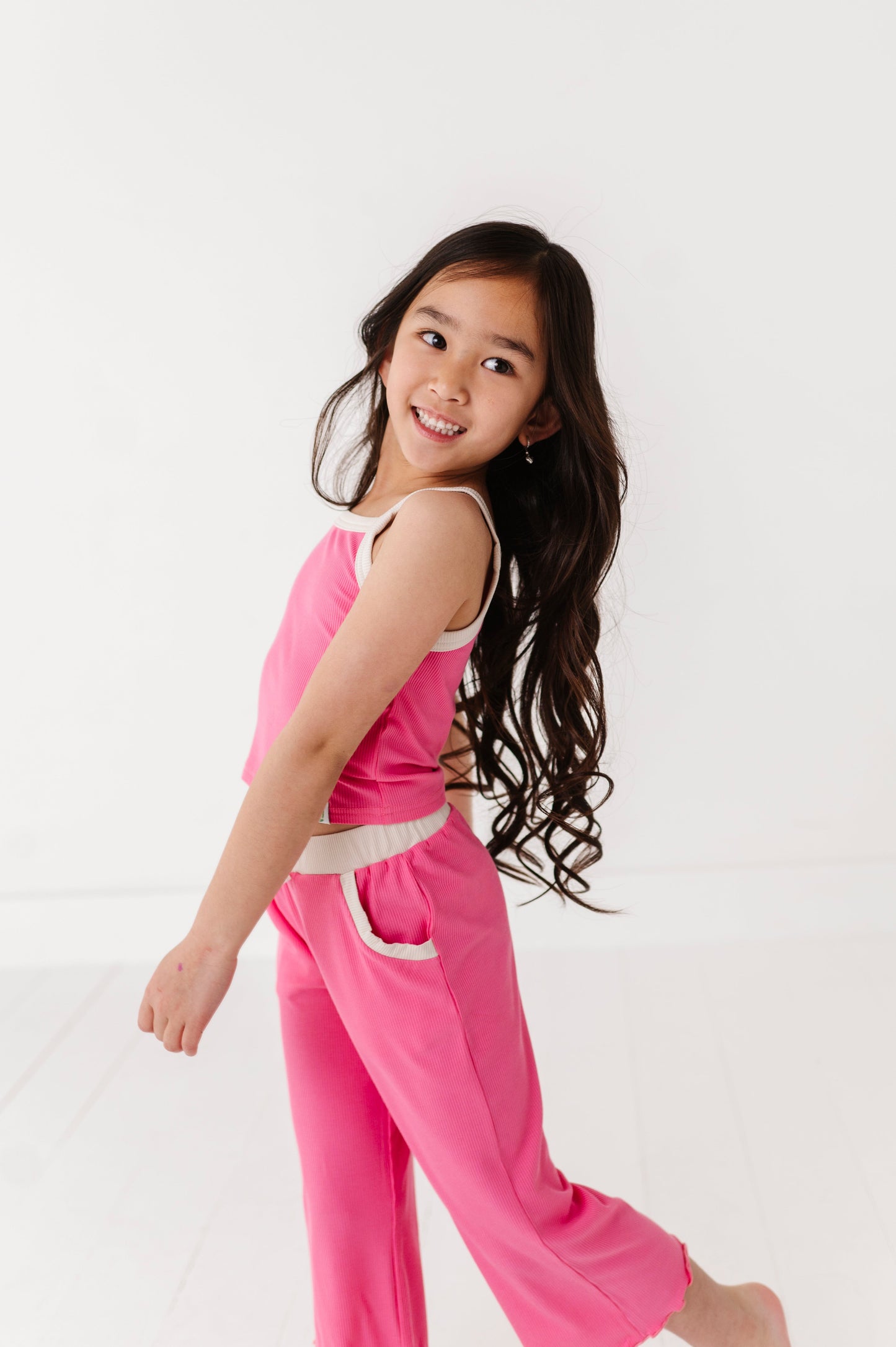 TANK + WIDE LEG PANT RIB SET