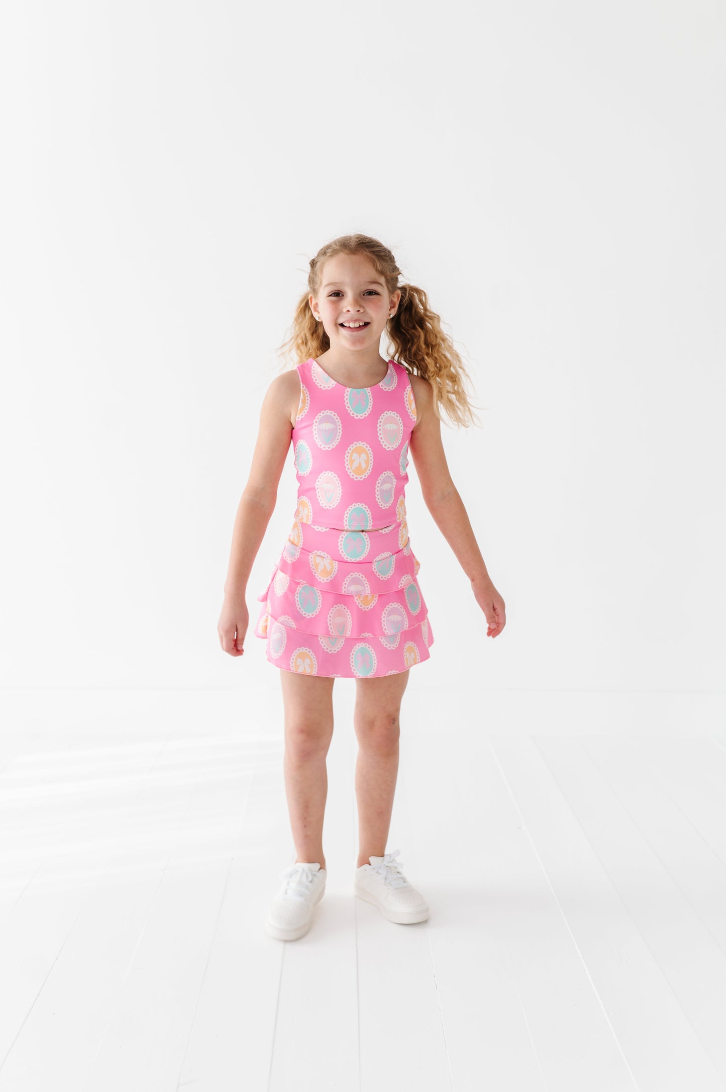FRAMED FLOWERS ACTIVEWEAR SET
