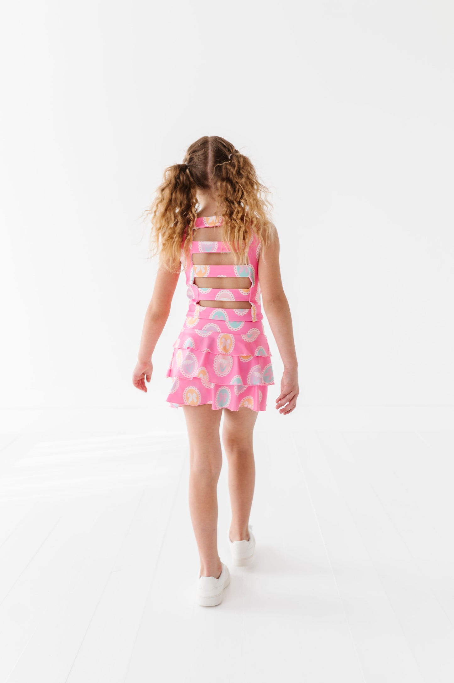 FRAMED FLOWERS ACTIVEWEAR SET