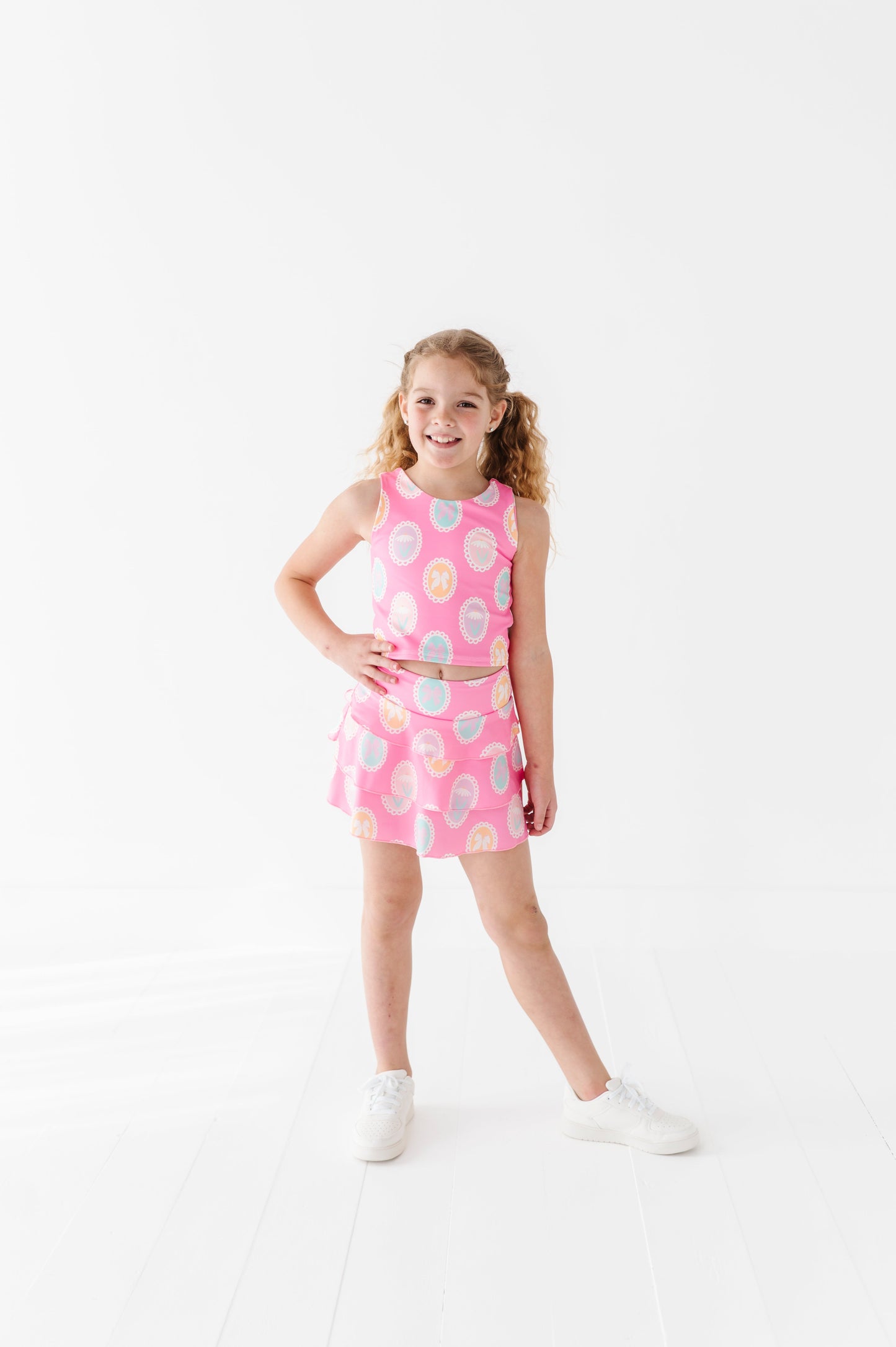FRAMED FLOWERS ACTIVEWEAR SET