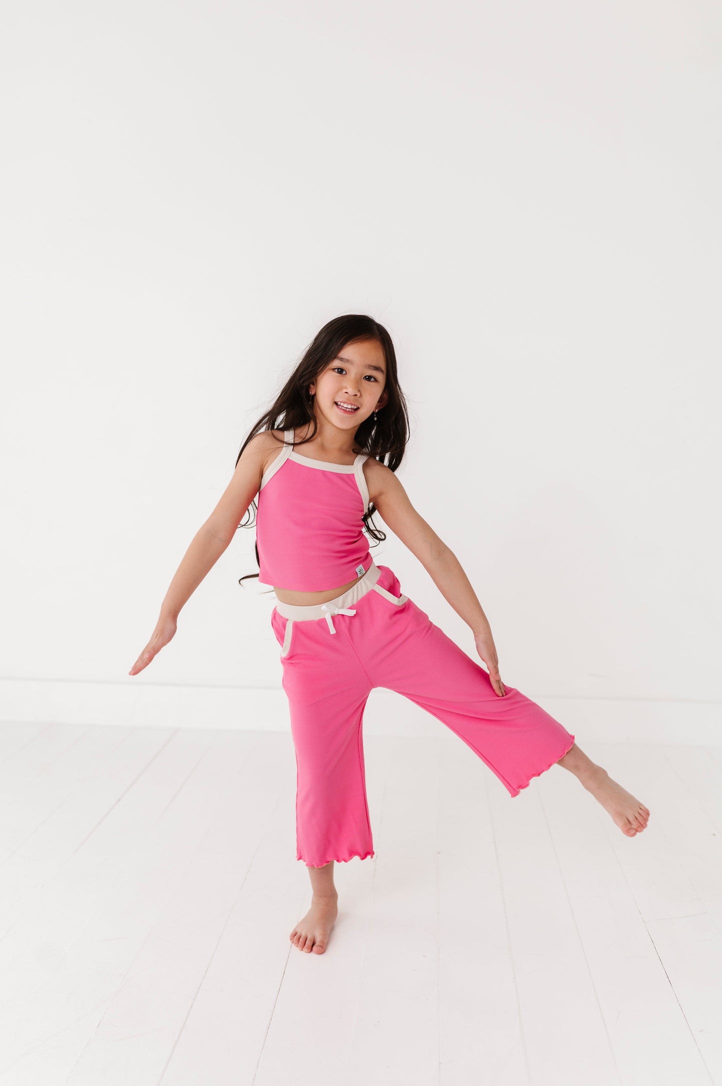 TANK + WIDE LEG PANT RIB SET