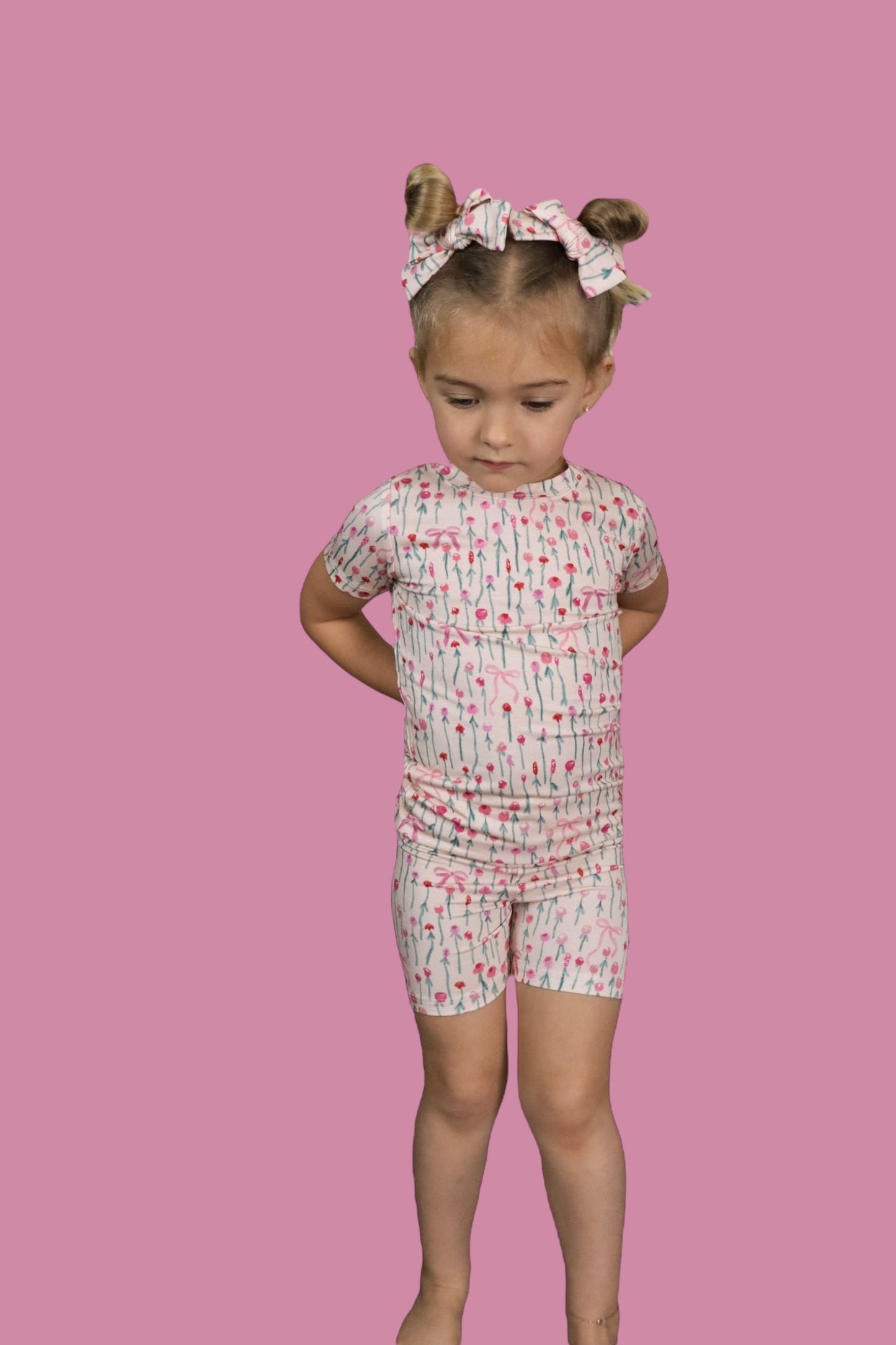 BLOOMS & BOWS DREAM SHORT SET