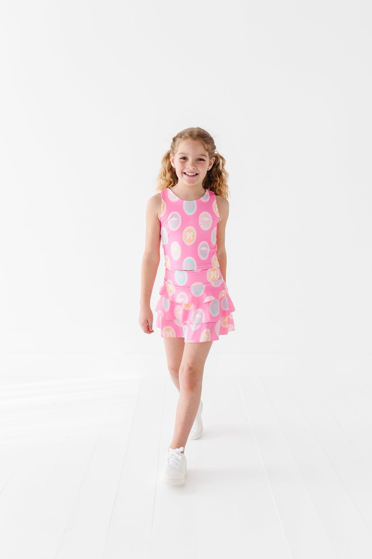 FRAMED FLOWERS ACTIVEWEAR SET
