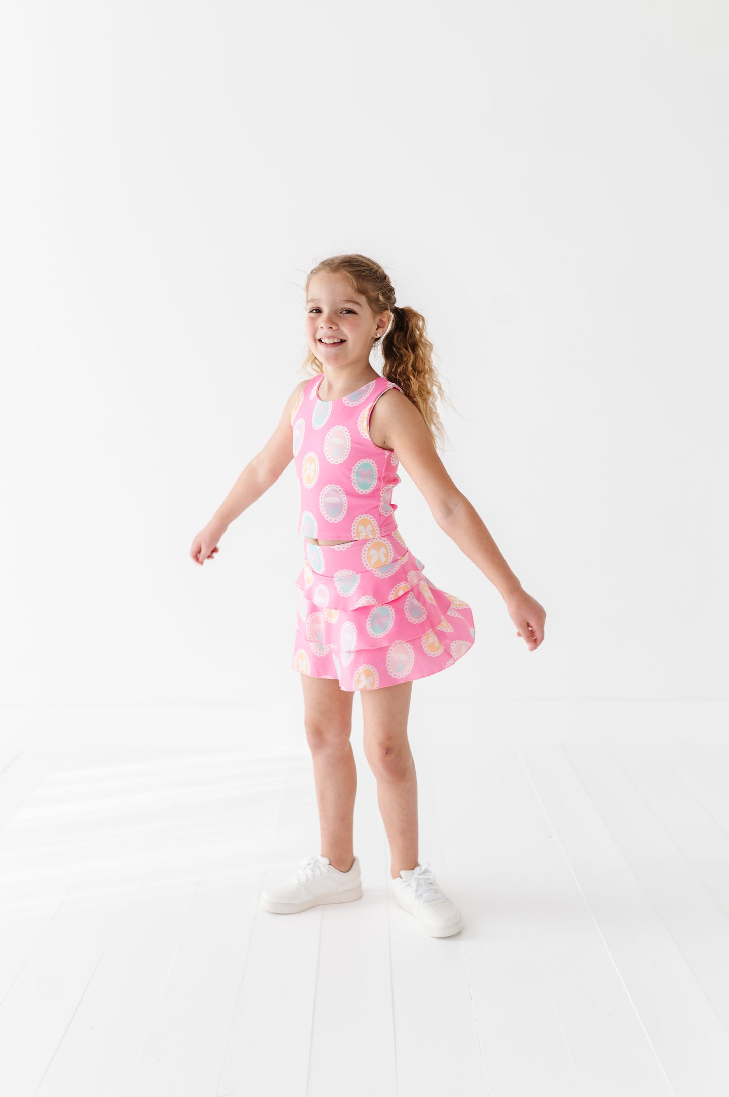 FRAMED FLOWERS ACTIVEWEAR SET
