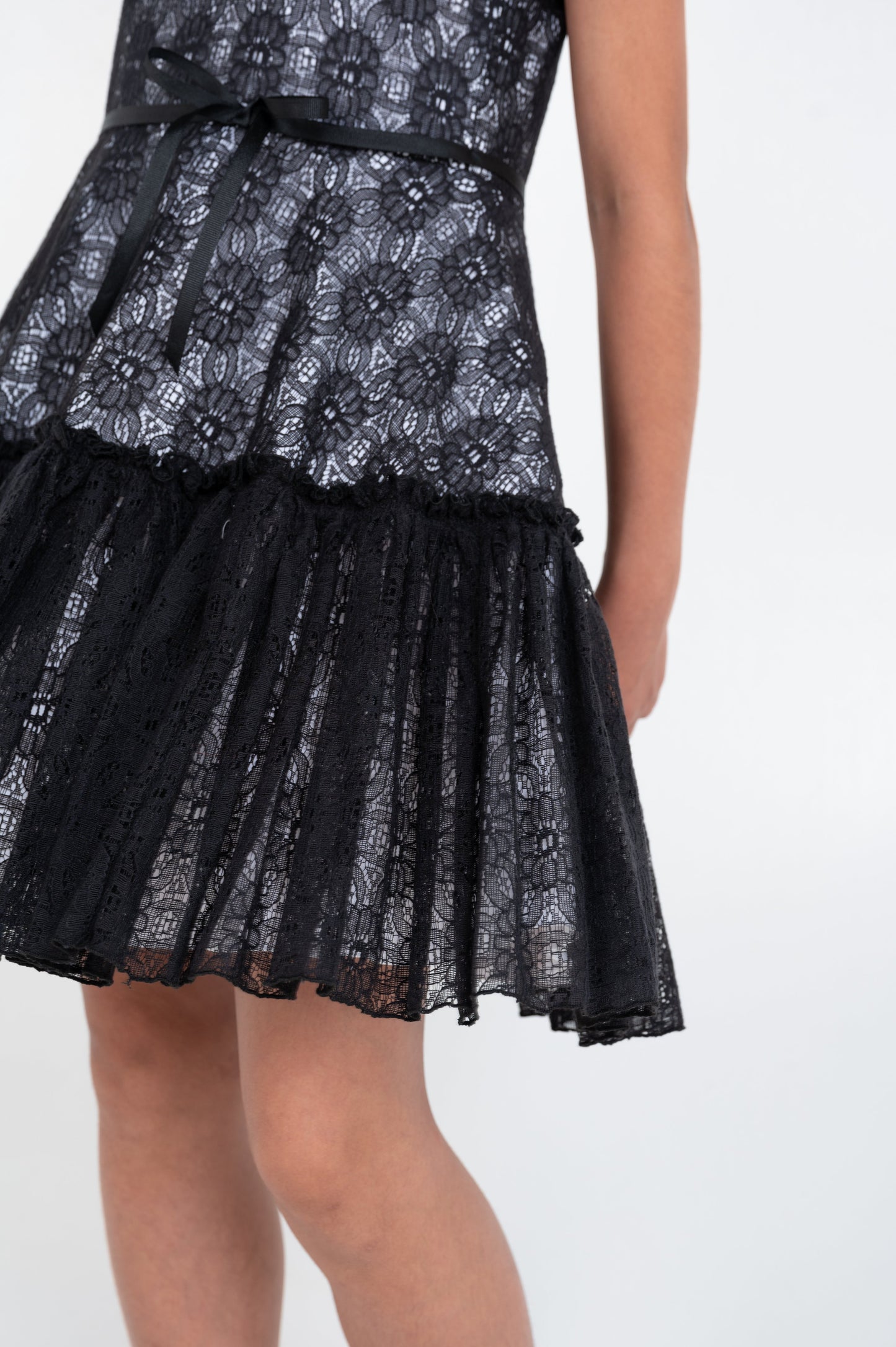 EMILY BLACK A-LINE DRESS