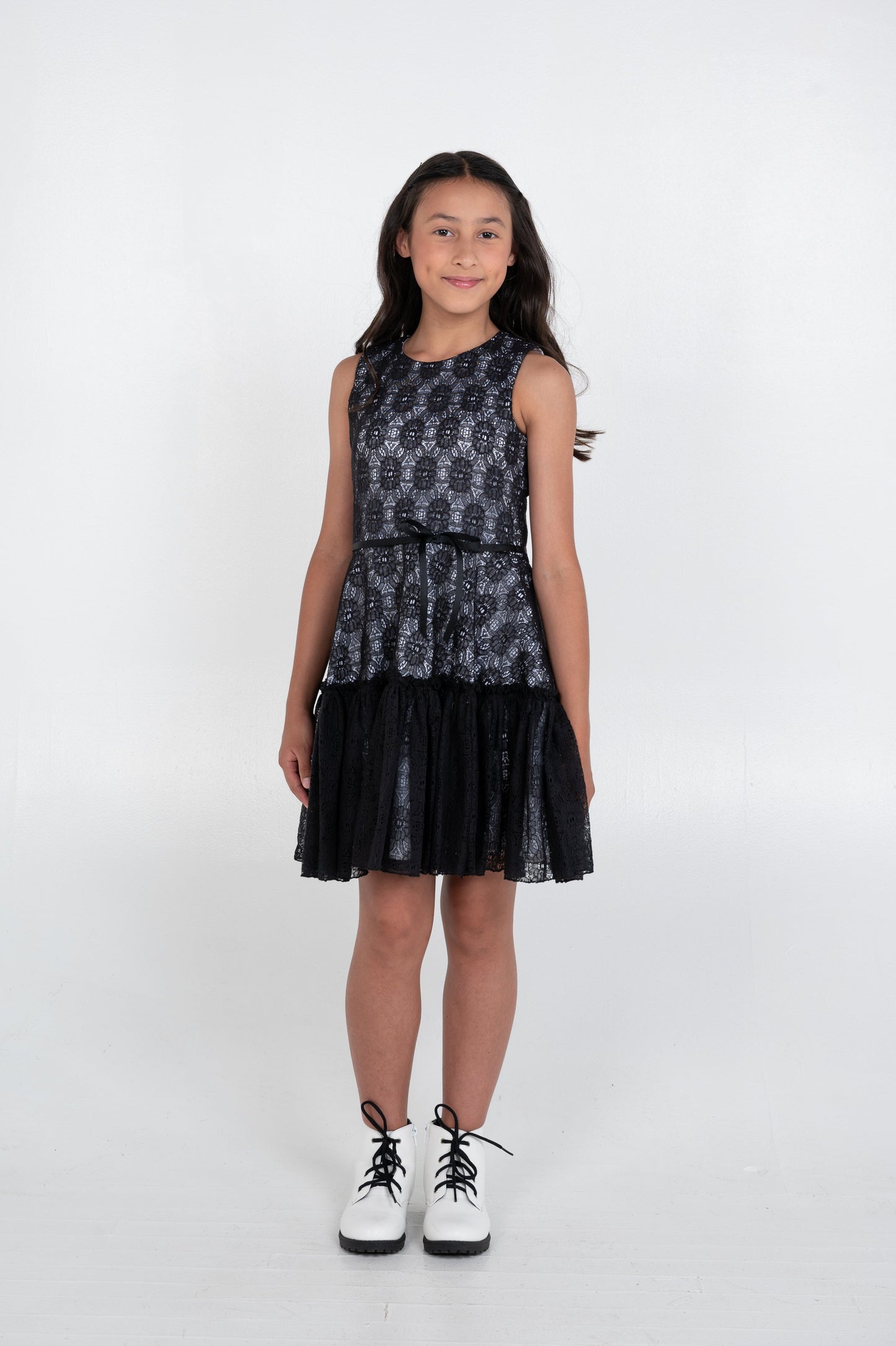 EMILY BLACK A-LINE DRESS