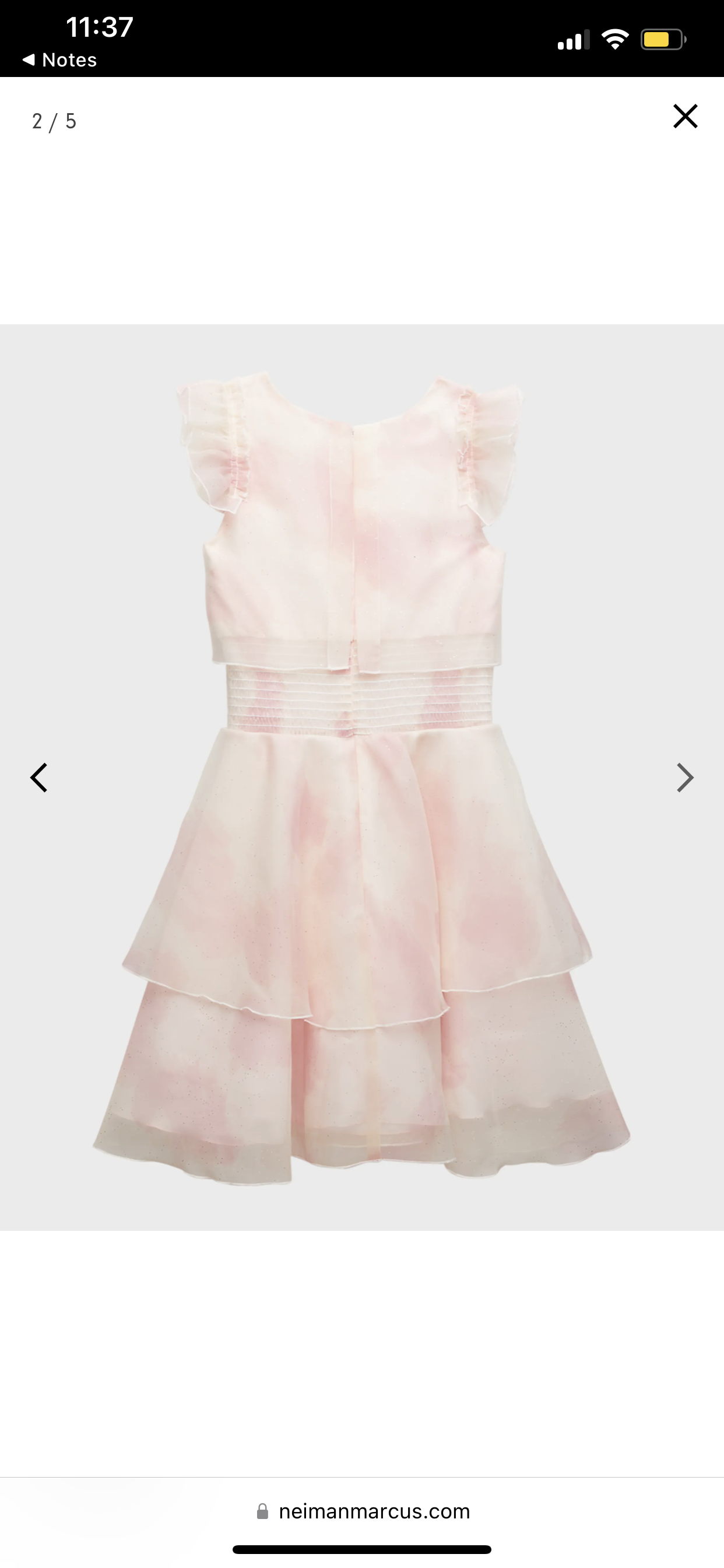 ADELE PASTEL ORGANZA DRESS