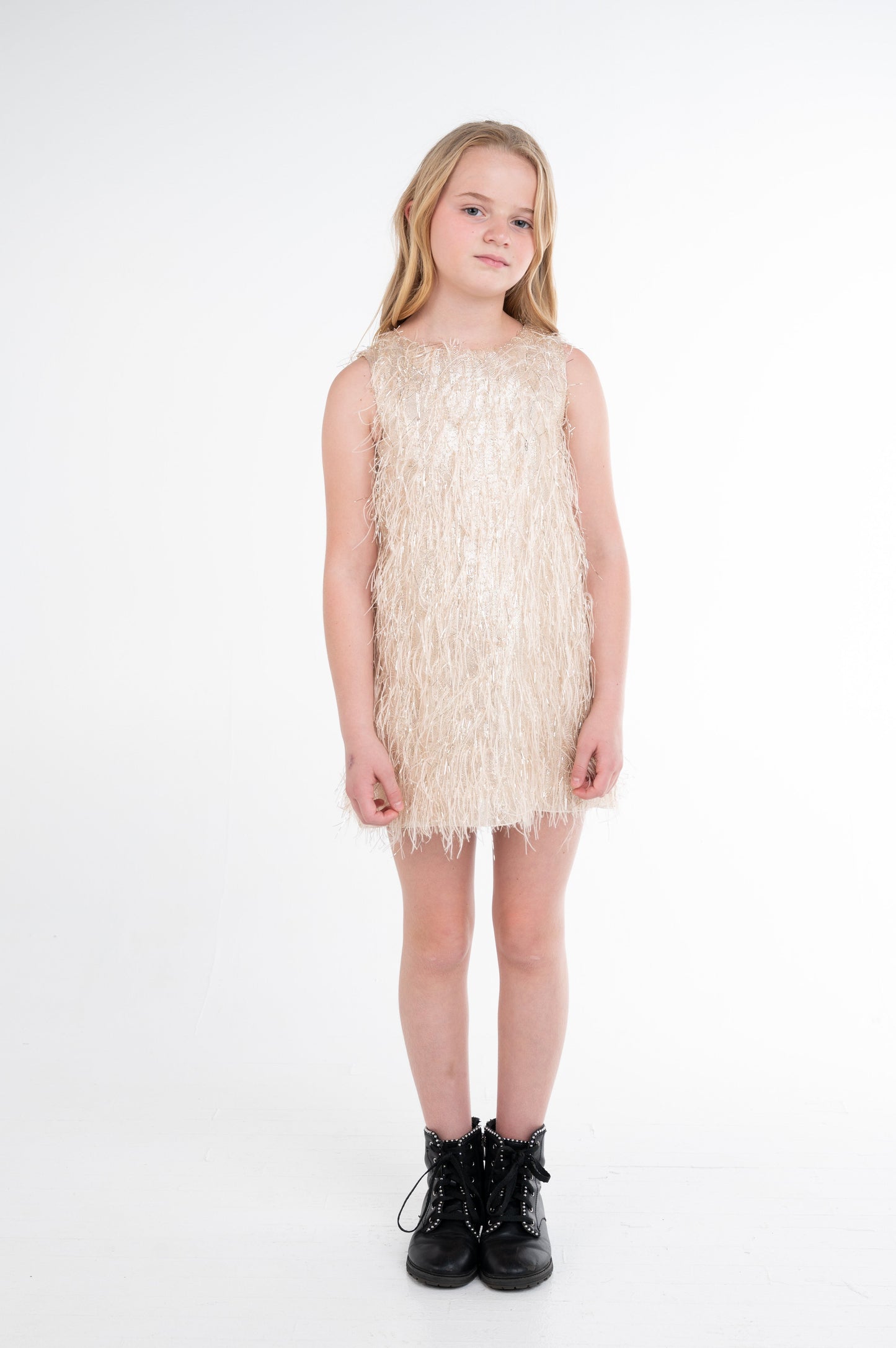 PUA GOLD METALLIC FRINGE SRESS