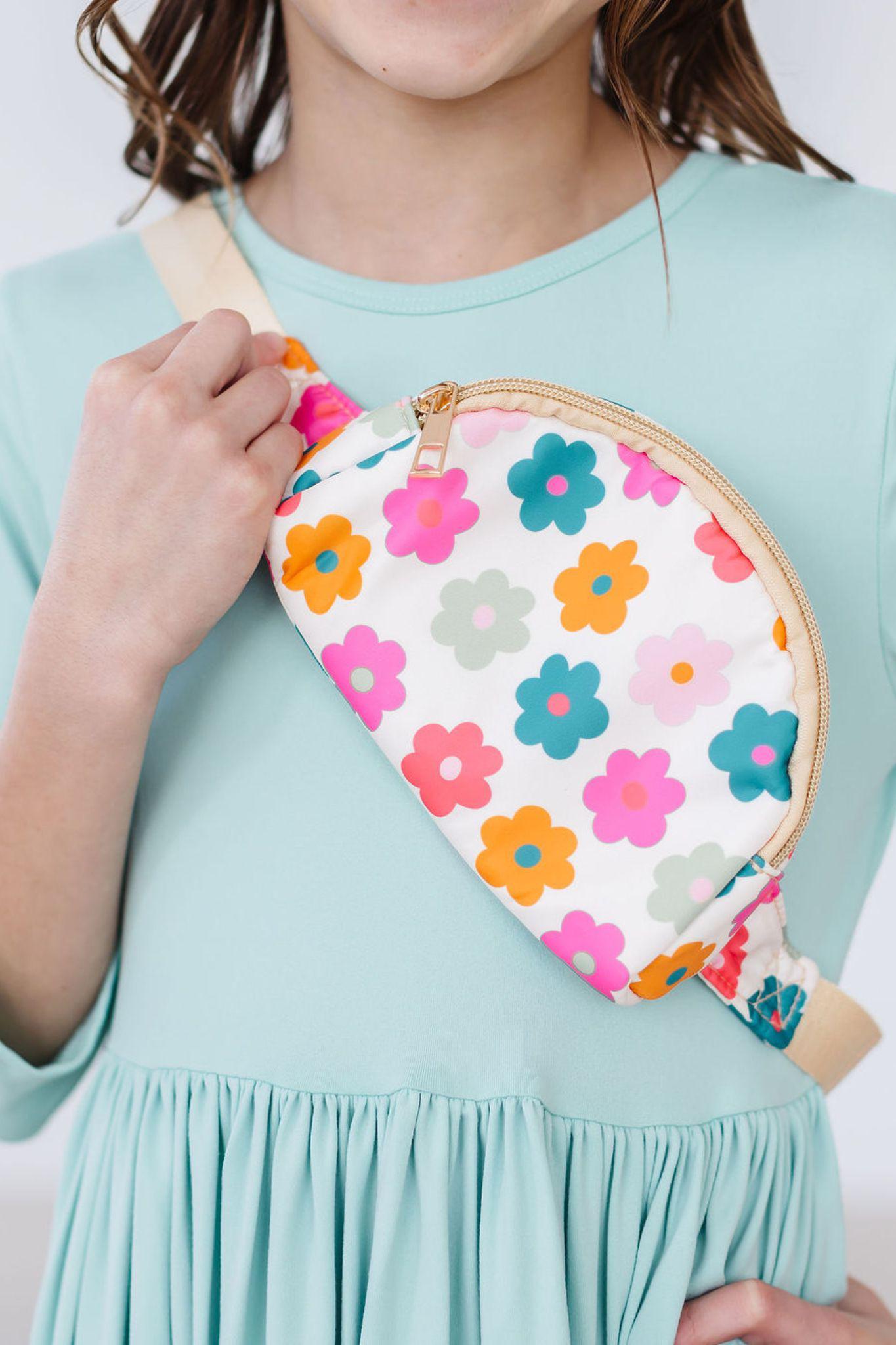 RETRO FLORAL BELT BAG