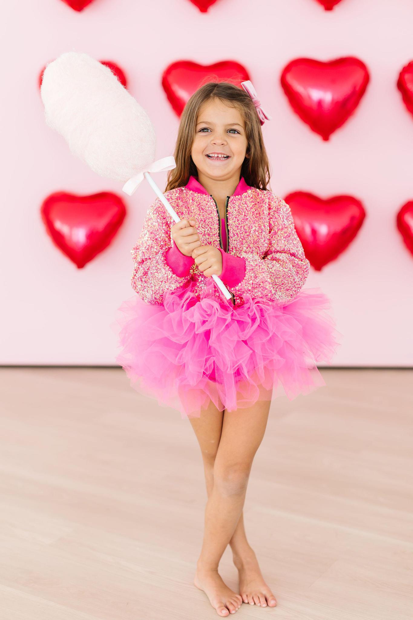 HOT PINK SEQUIN JACKET