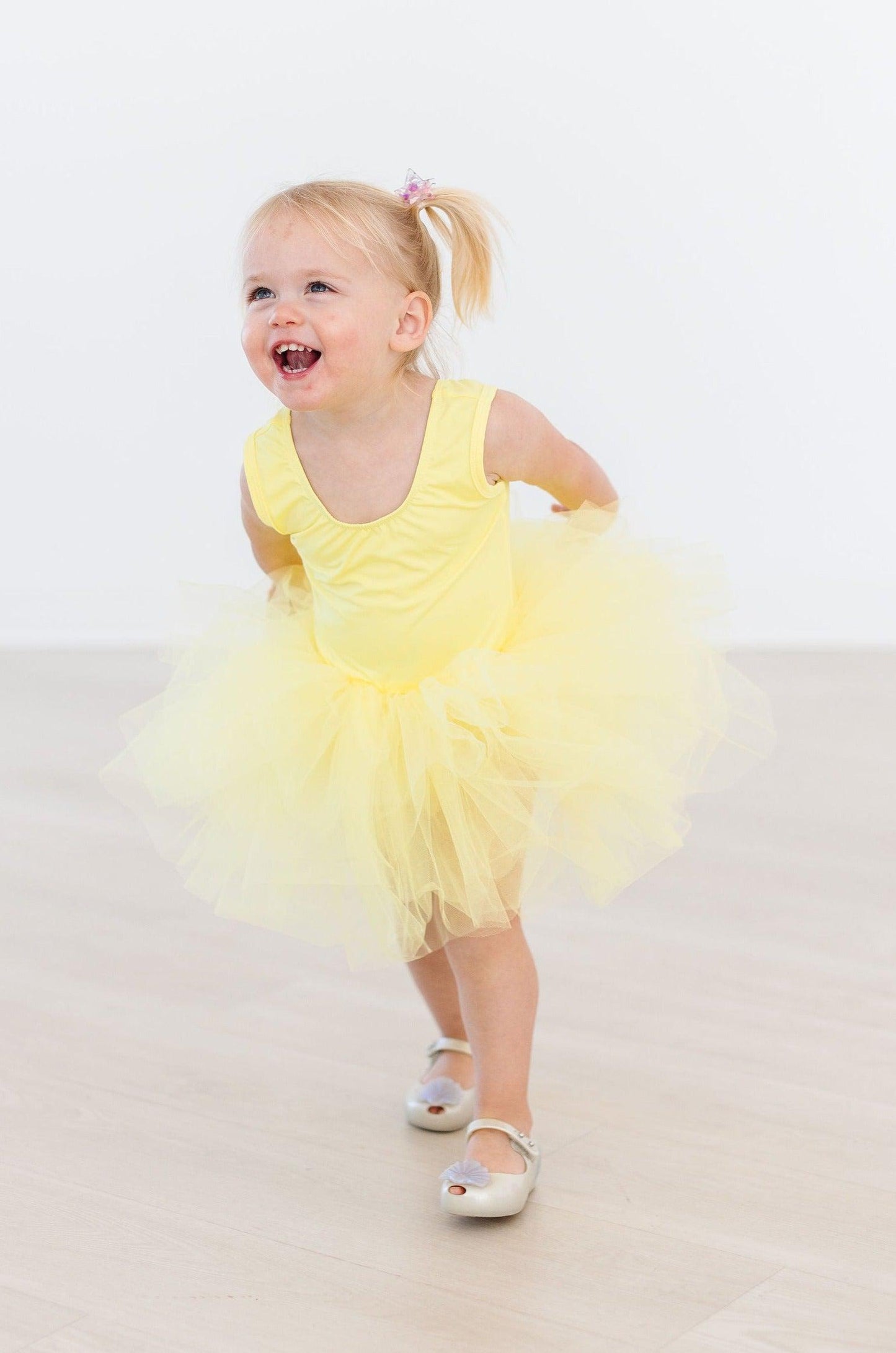 YELLOW TANK TUTU LEOTARD