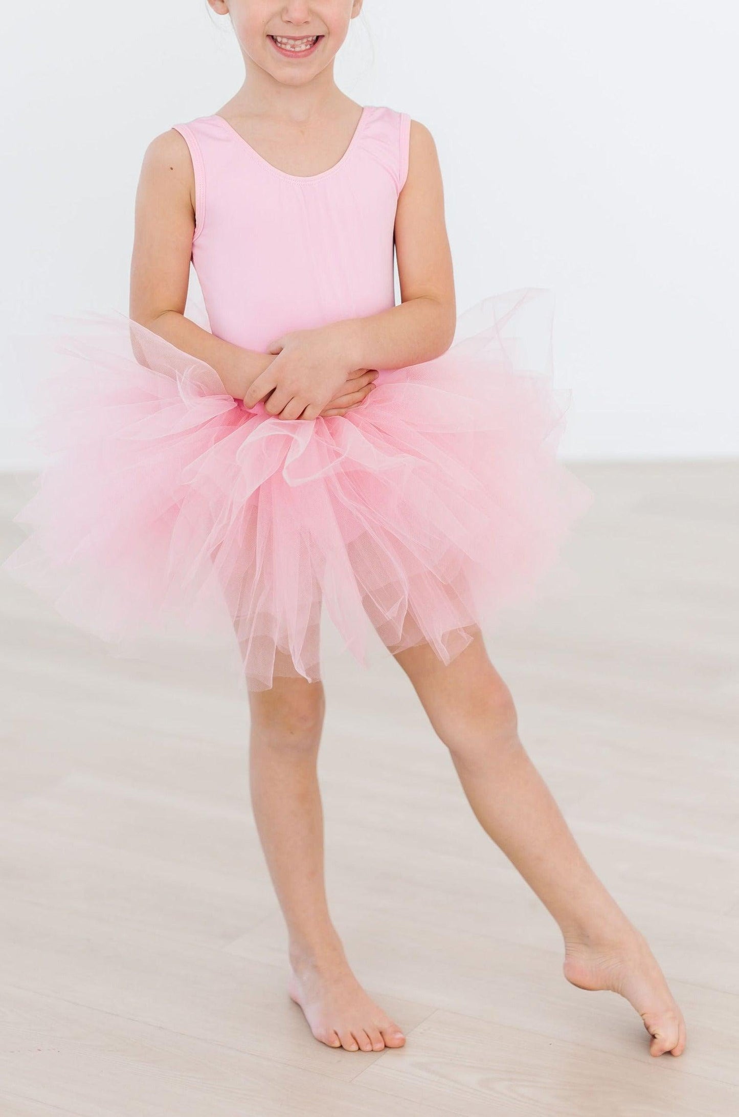 BUBBLE GUM PINK TANK TUTU LEOTARD