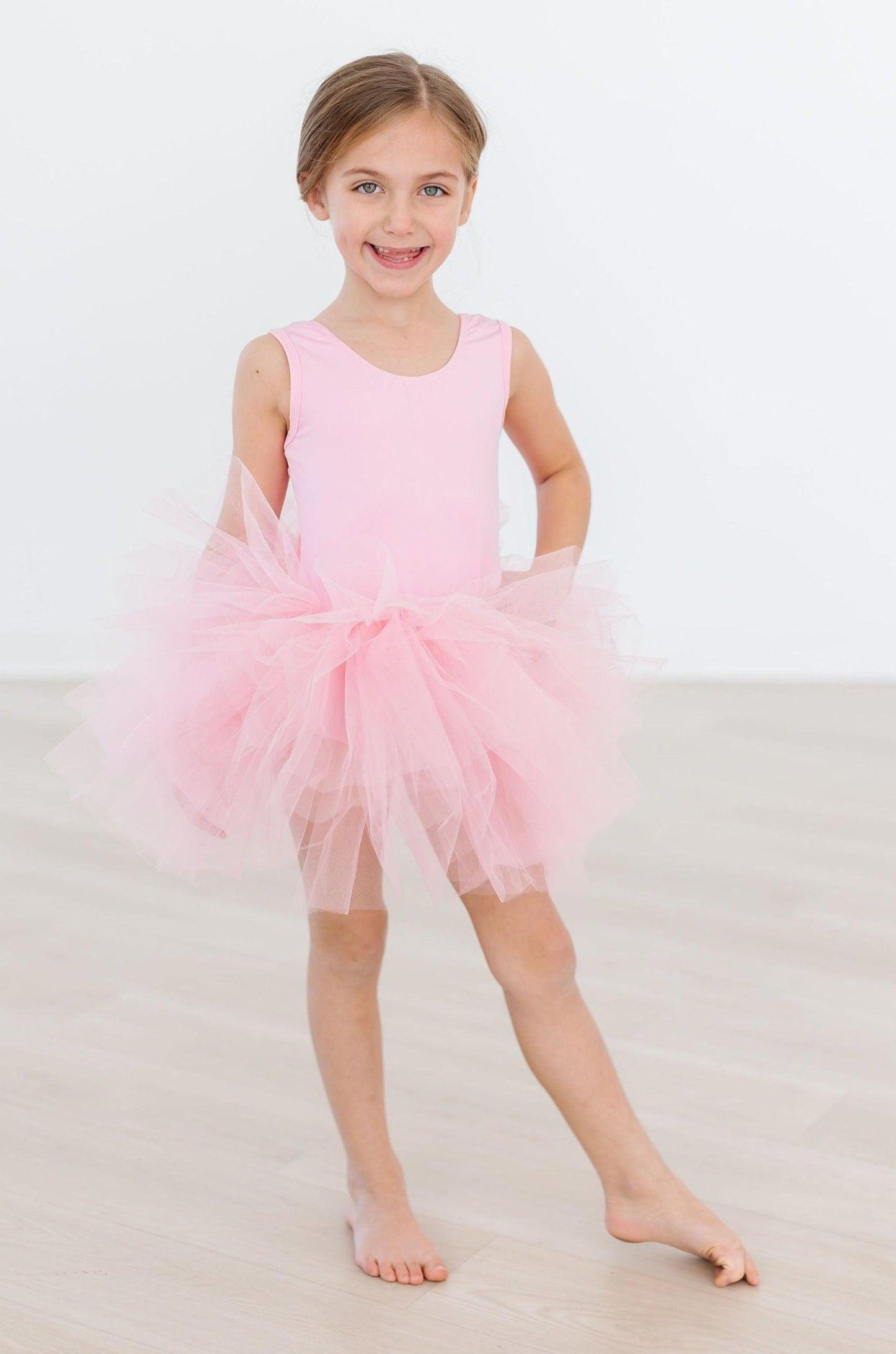 BUBBLE GUM PINK TANK TUTU LEOTARD