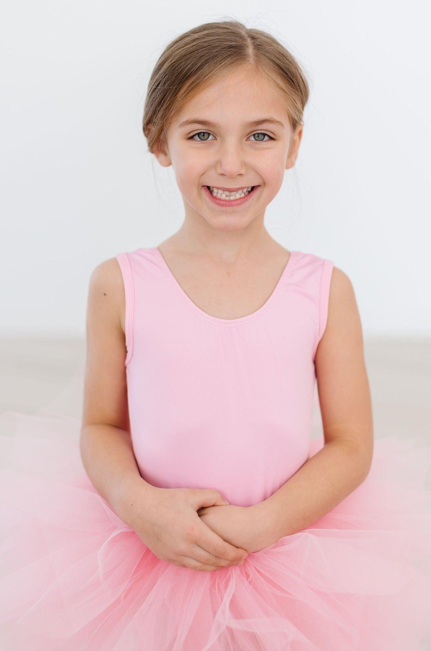 BUBBLE GUM PINK TANK TUTU LEOTARD