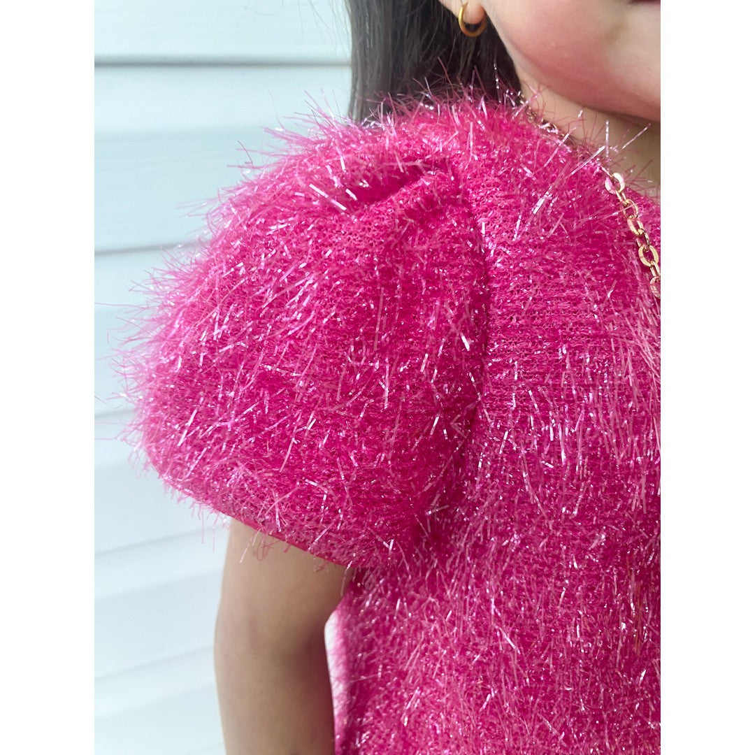 PINK SPARKLE TINSEL SET