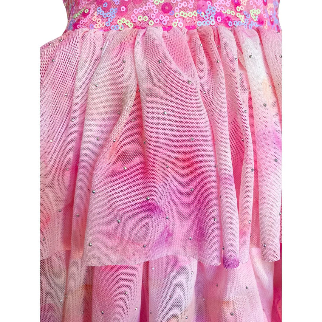 OMBRÉ PINK SPARKLE TULLE DRESS