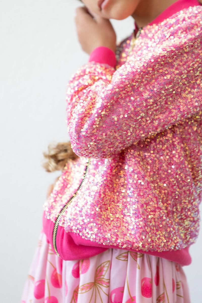 HOT PINK SEQUIN JACKET