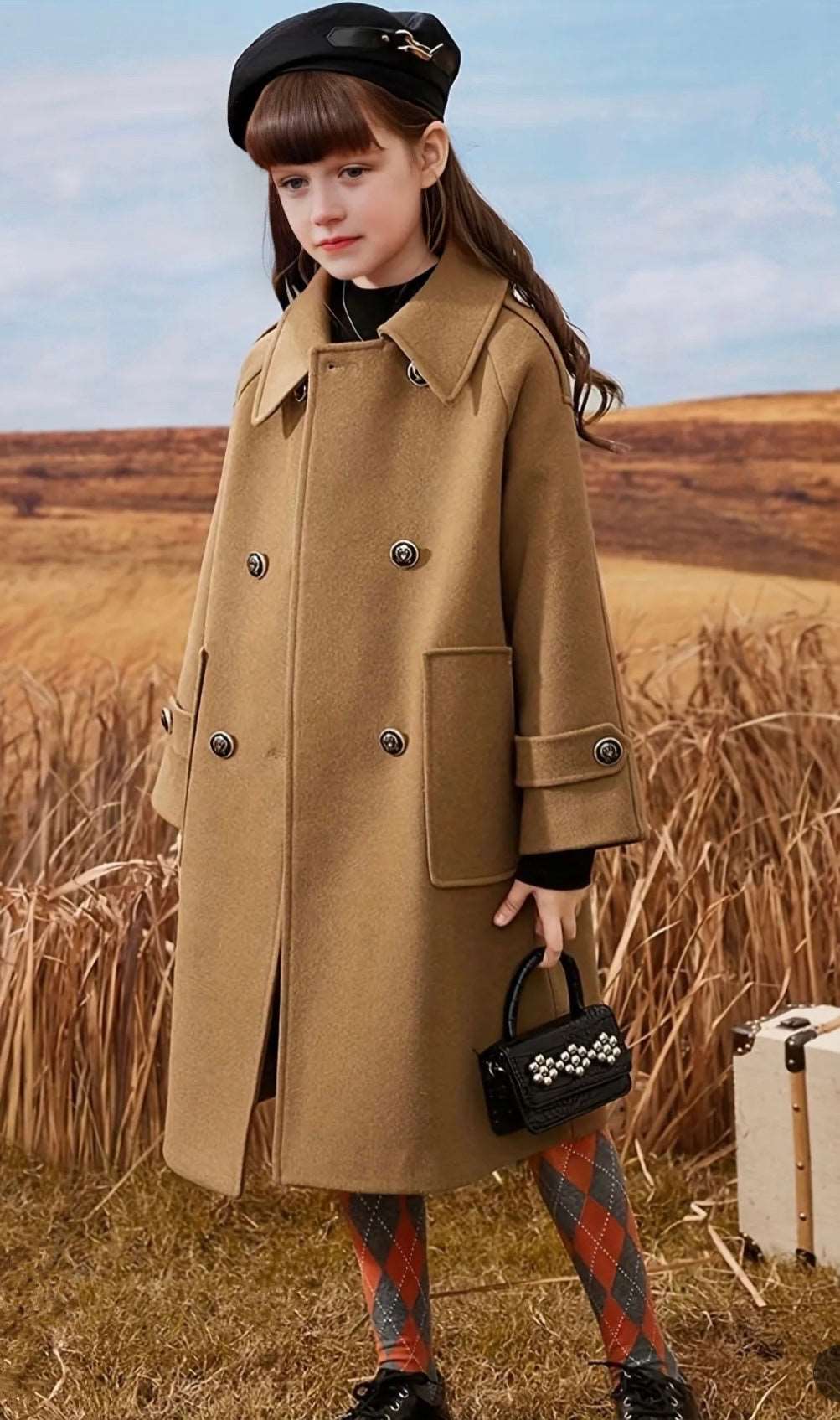 CLASSIC COLLARED WOOLEN COAT