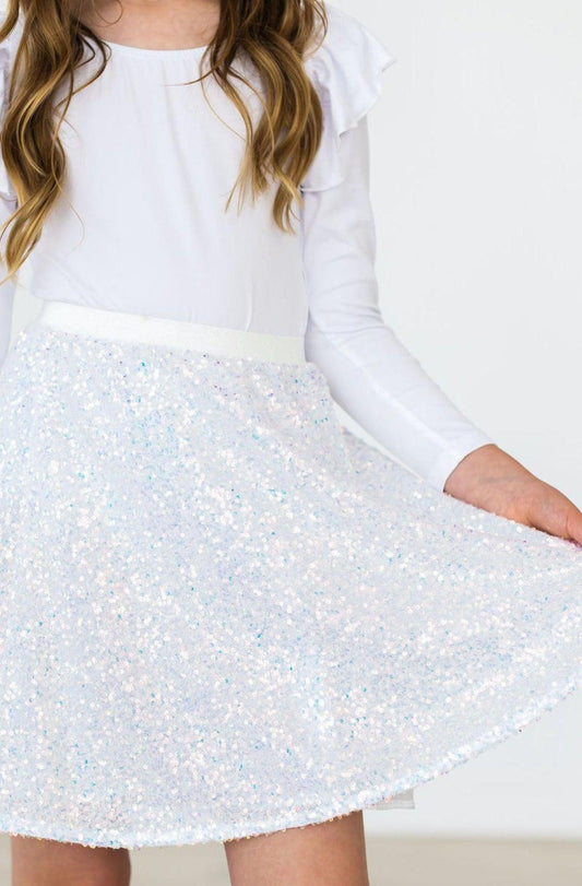 DISCO SEQUIN TWIRL SKIRT