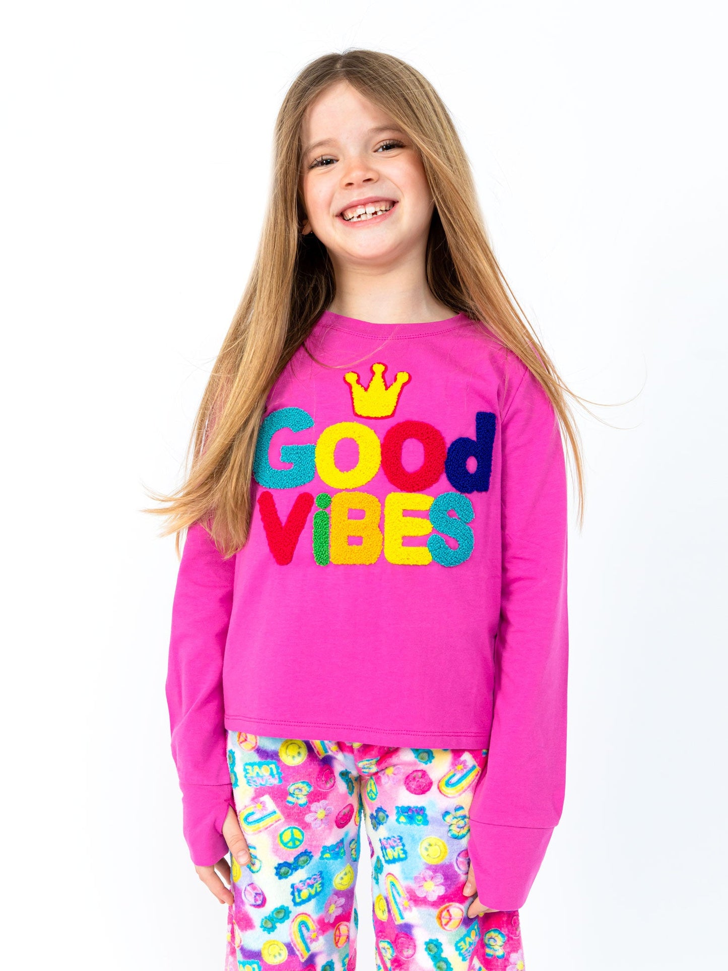 GOOD VIBES LONG SLEEVE TOP