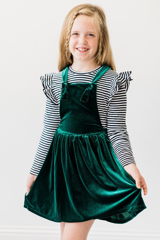 HUNTER VELVET PINAFORE