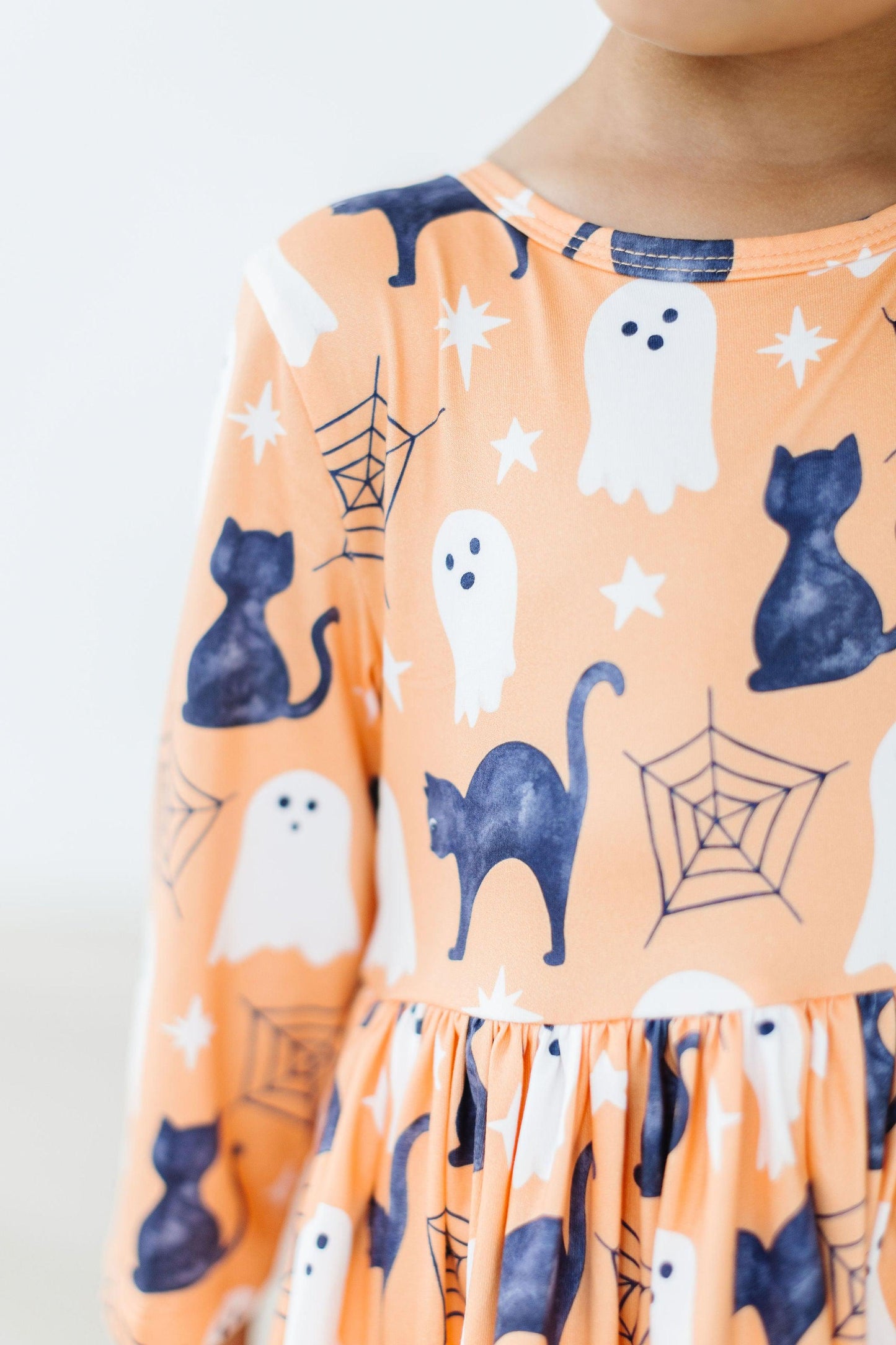 SPOOKY KITTY POCKET TWIRL DRESS