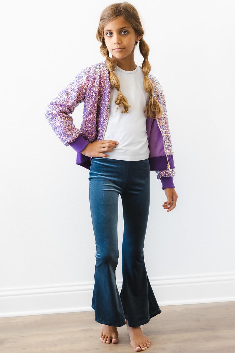 PURPLE SEQUIN JACKET