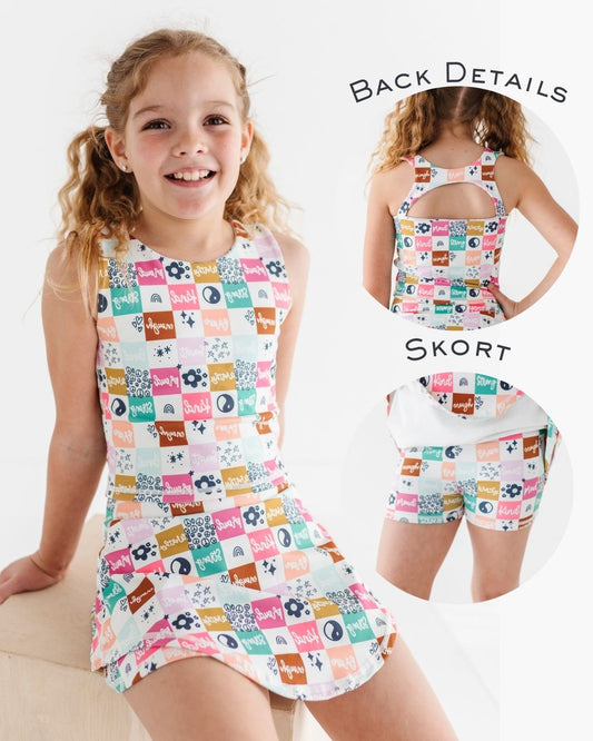 AFFIRMATION ATHLETIC SKORT SET