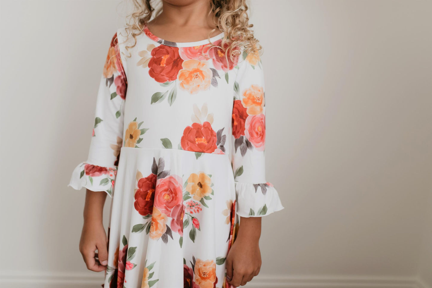 AUTUMN RUFFLES DRESS