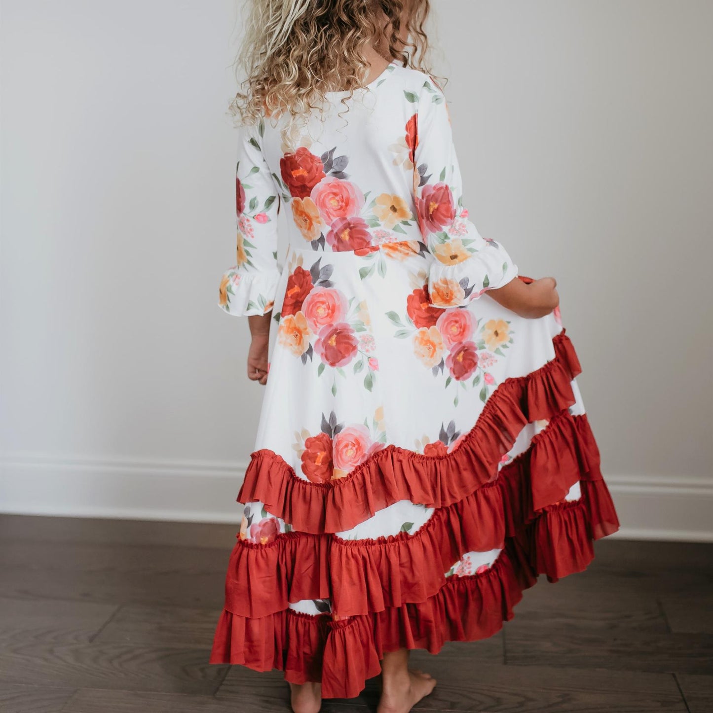 AUTUMN RUFFLES DRESS