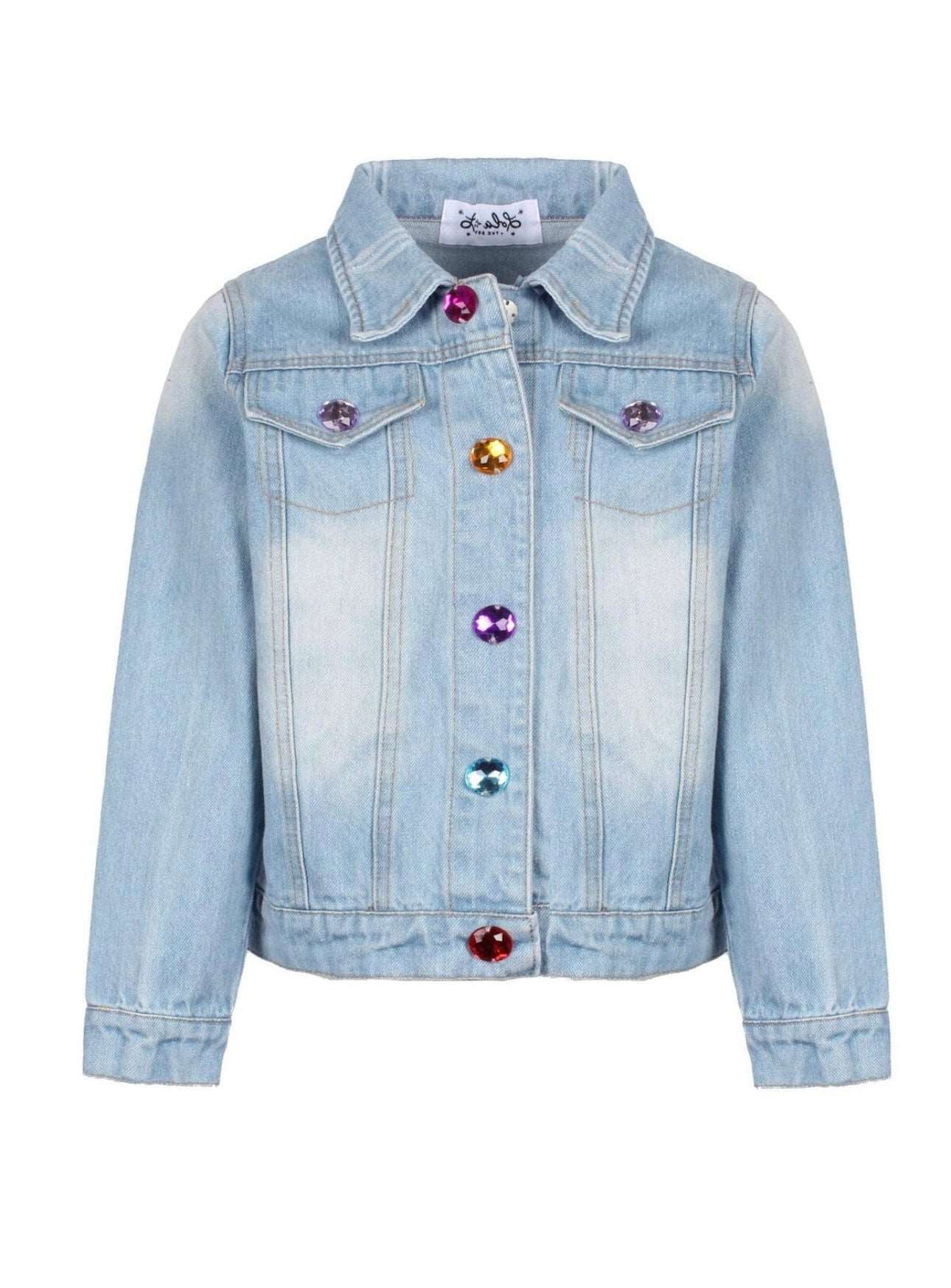 CRYSTAL RAIN DENIM JACKET