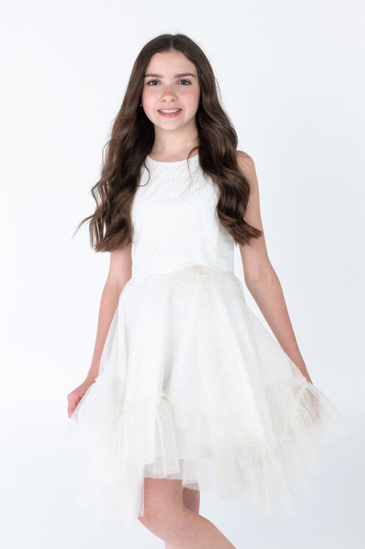 SADIE IVORY TULLE DRESS