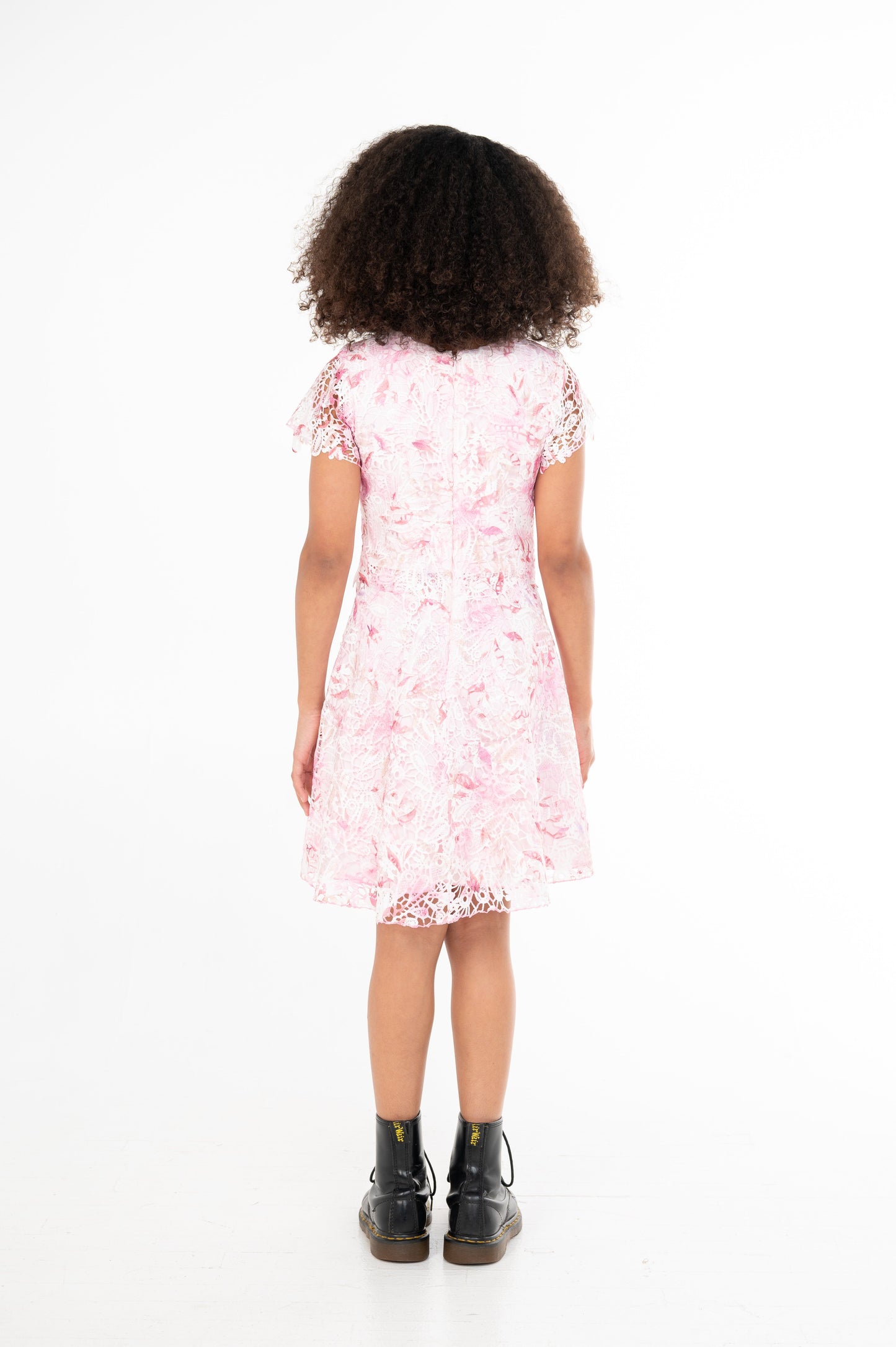 DIANA CROCHET FLORAL DRESS