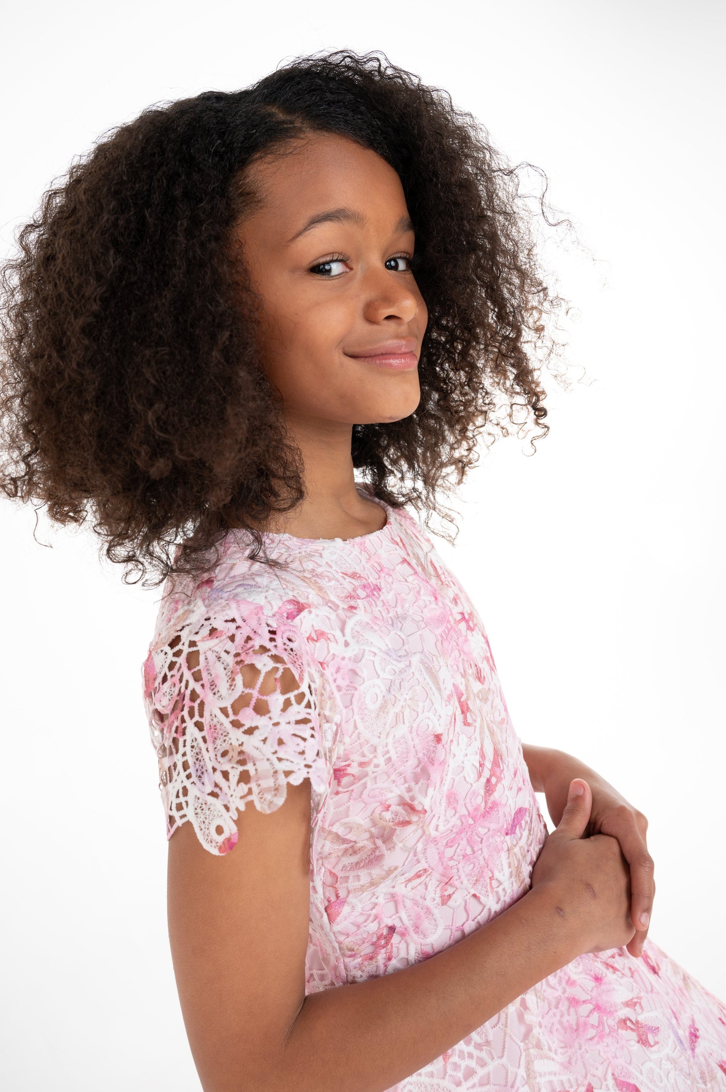 DIANA CROCHET FLORAL DRESS