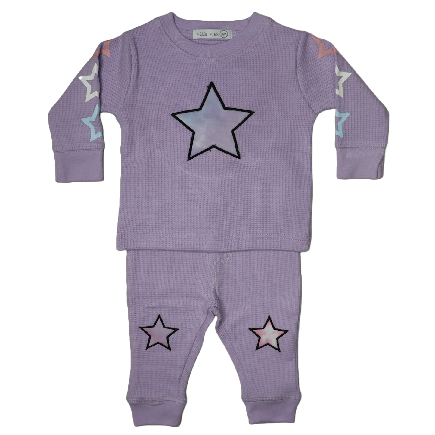 BABY THERMAL SET - LILCAC TIE DYE STARS