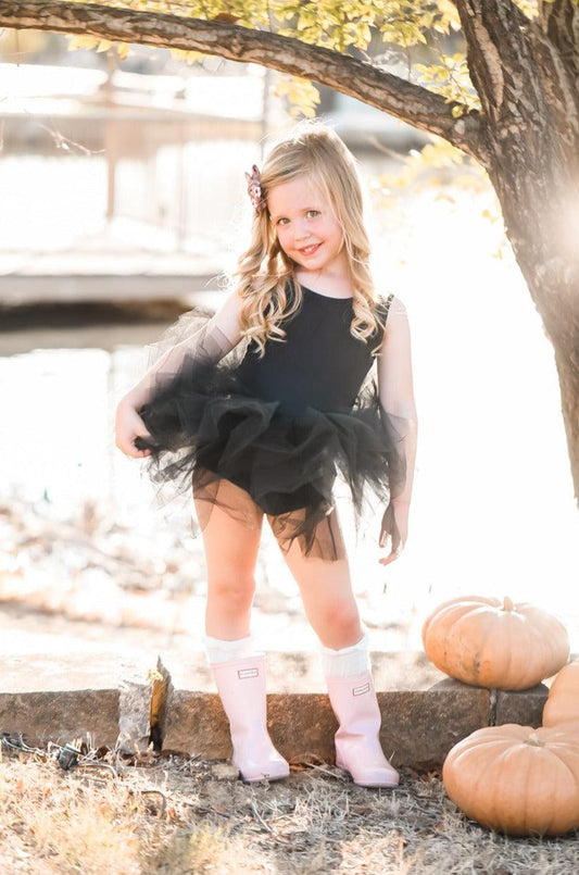 BLACK TANK TUTU LEOTARD