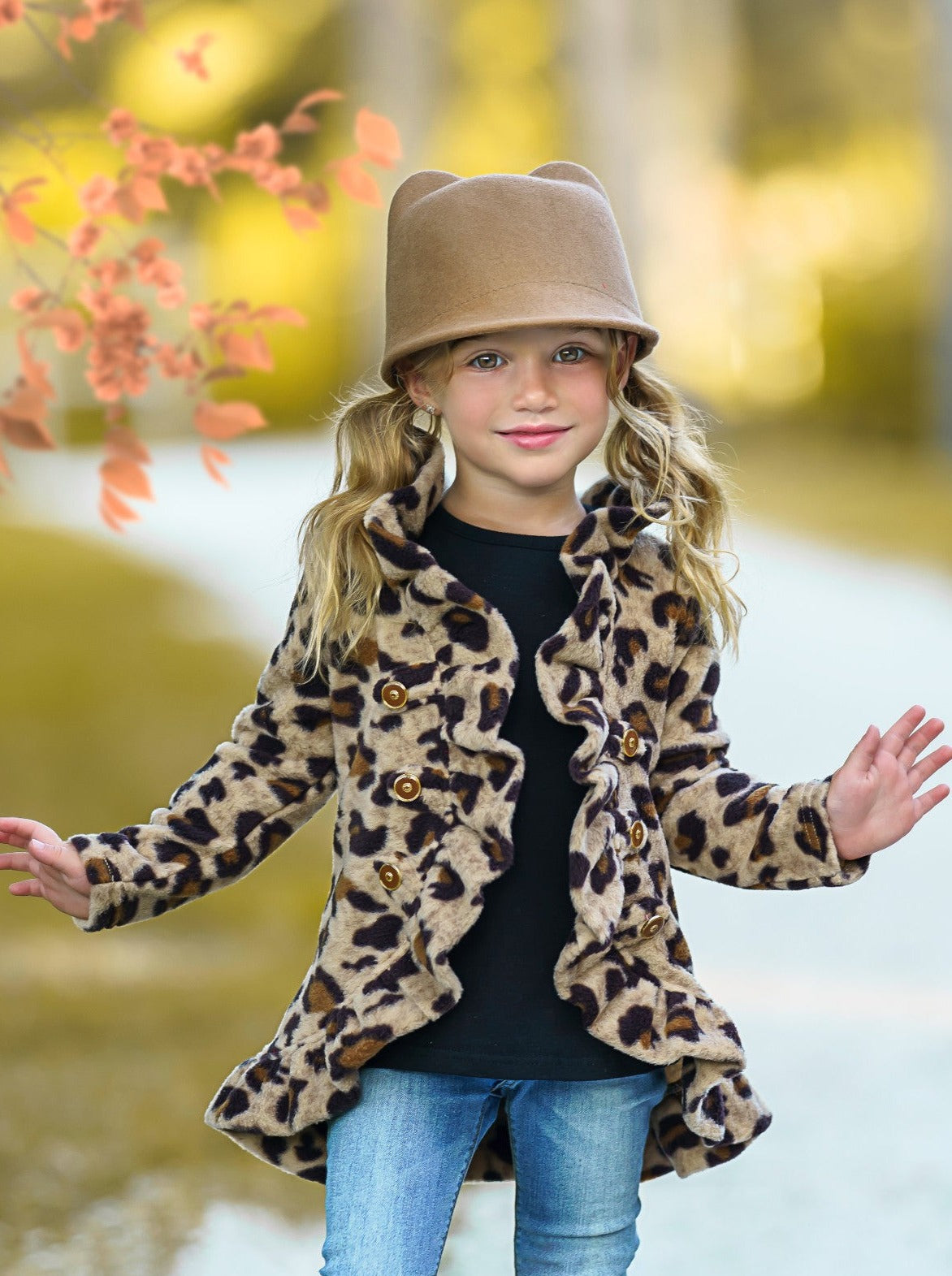 IN THE WILD FUZZY RUFFLE CARDIGAN