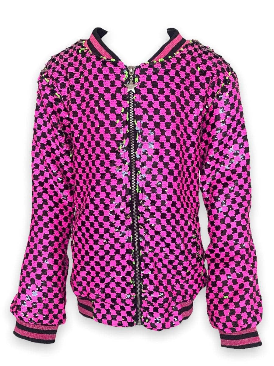 SKATER PRINCESS CHECKERED JACKET