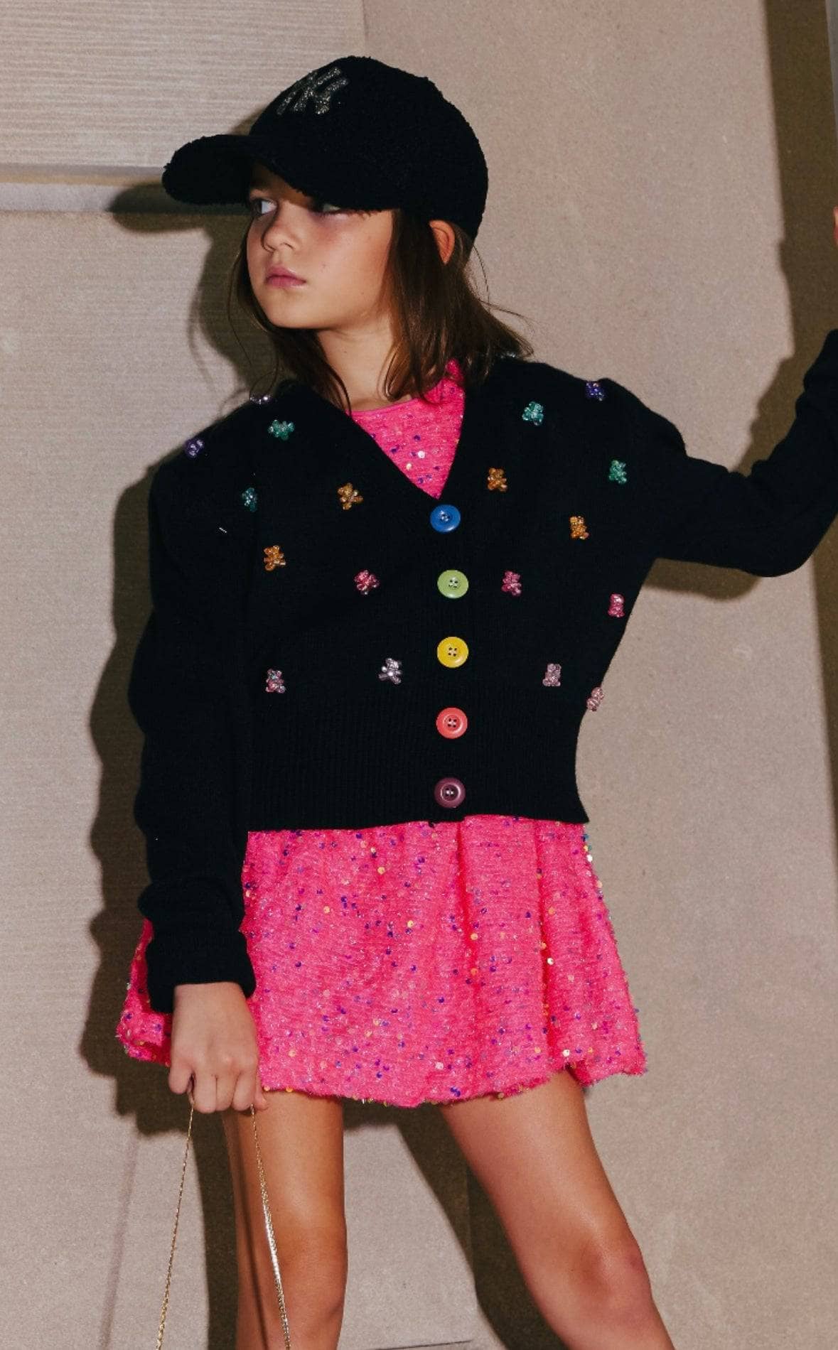 GUMMY BEAR KNIT CARDIGAN