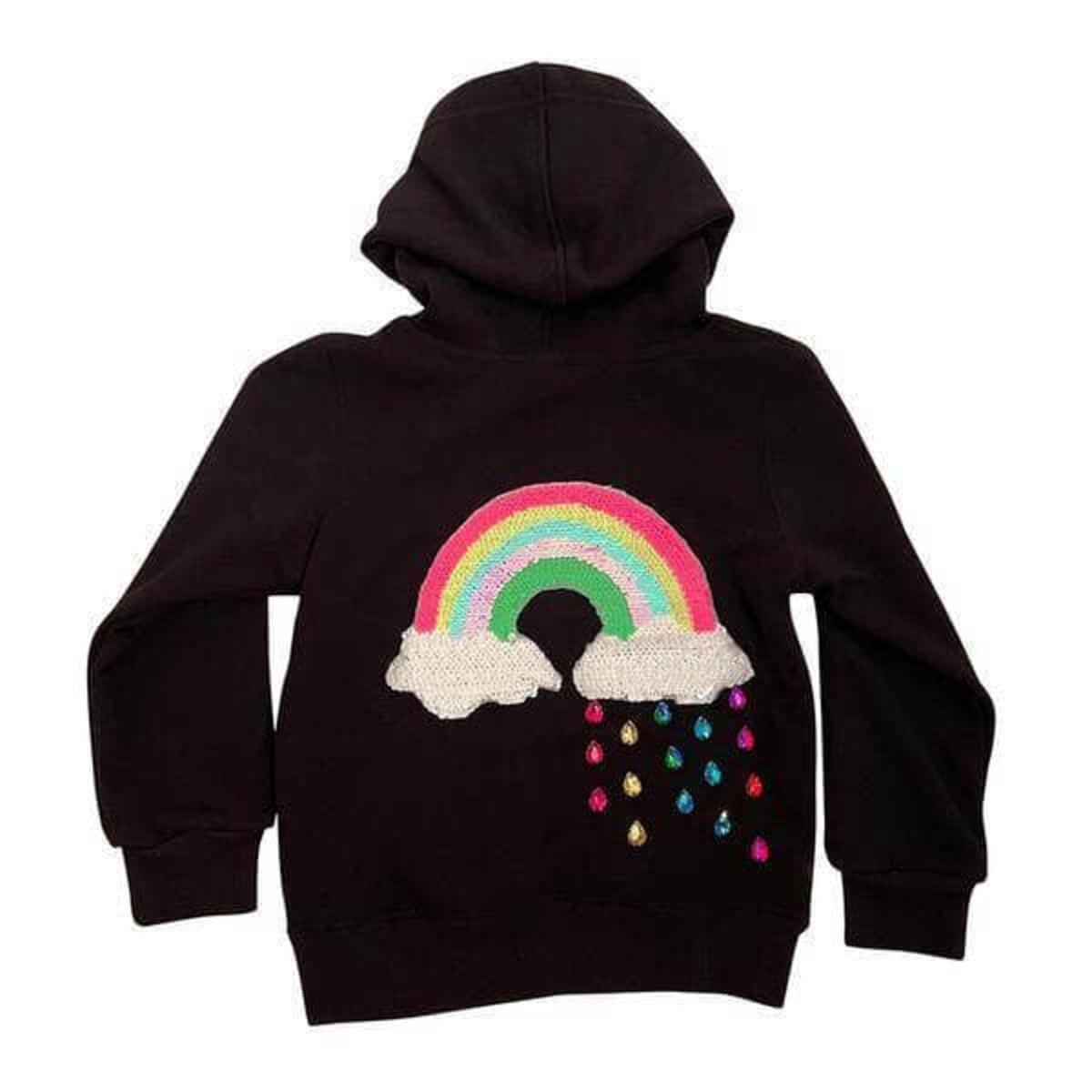 RAINBOW CLOUDS CORDS HOODIE