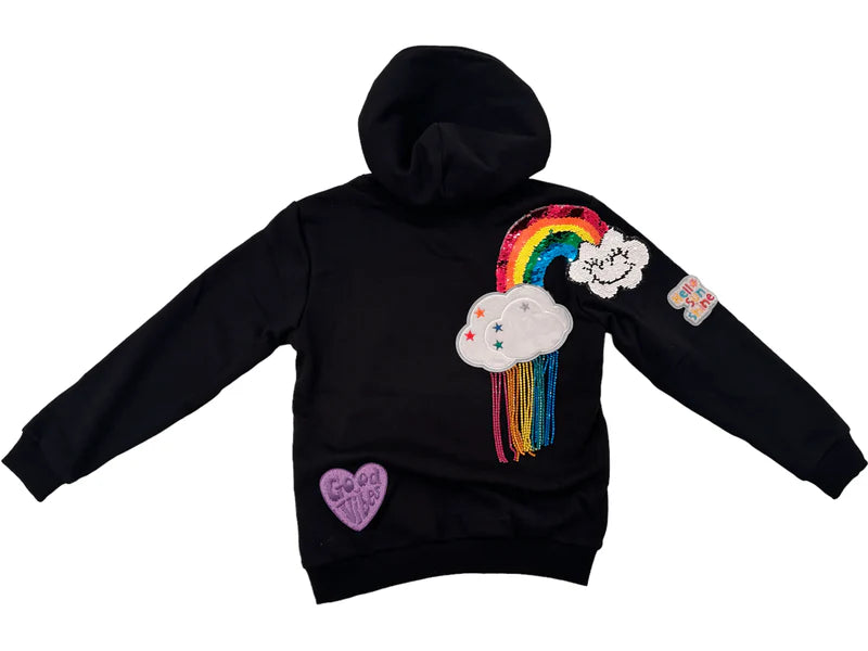 GOOD VIBES RAINBOW HOODIE