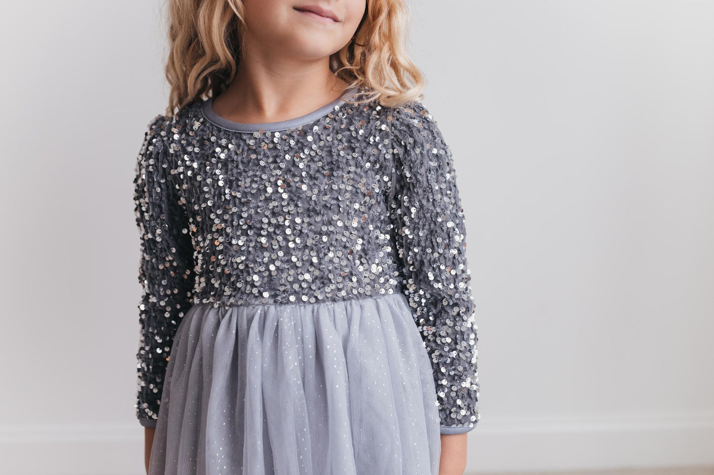 SEQUIN SILVER DRESS