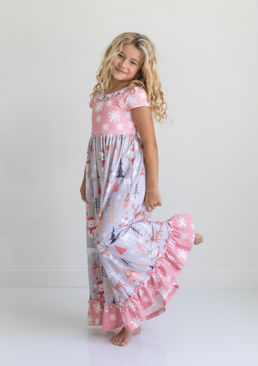 SNOWMAN LOUNGE PLAY GOWN