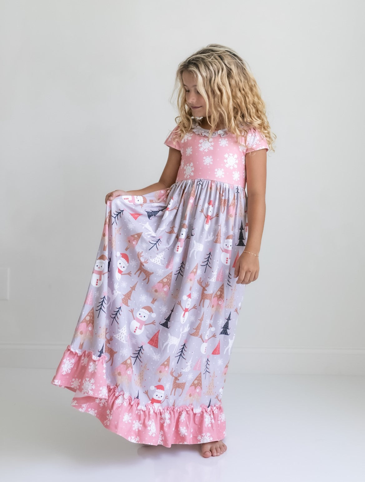 SNOWMAN LOUNGE PLAY GOWN