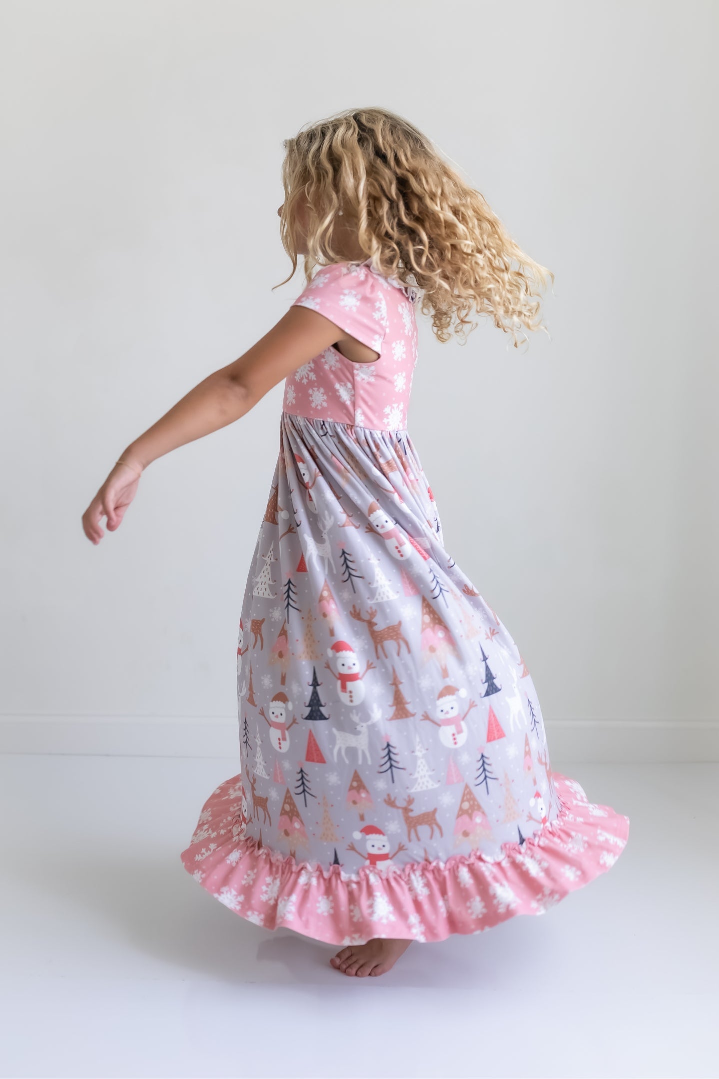 SNOWMAN LOUNGE PLAY GOWN