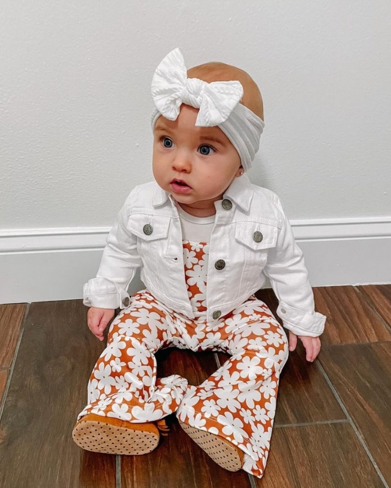 PLEATED BELL BOTTOM JUMPSUIT - FLOWER CHILD