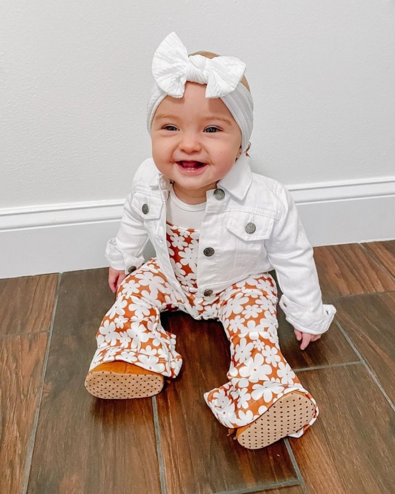 PLEATED BELL BOTTOM JUMPSUIT - FLOWER CHILD