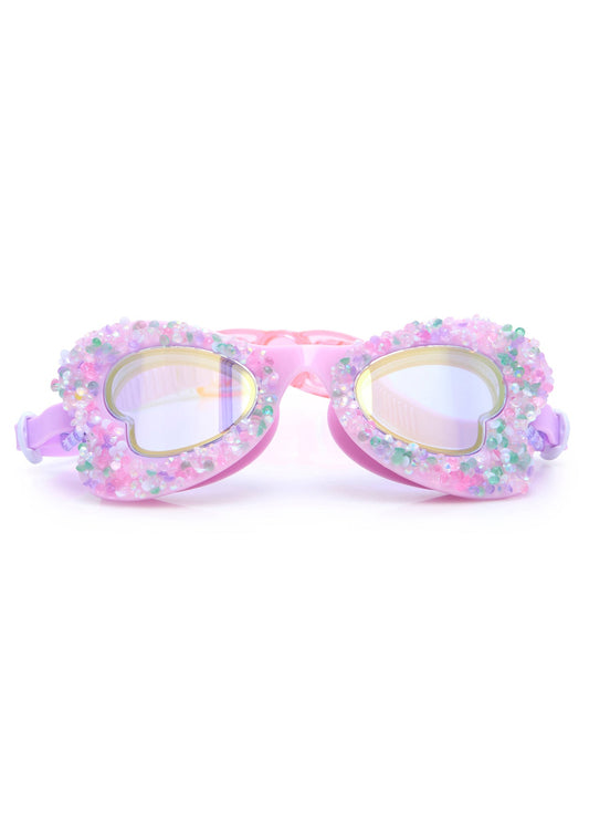 PURPLE BUTTERFLY SWIM GOGGLES
