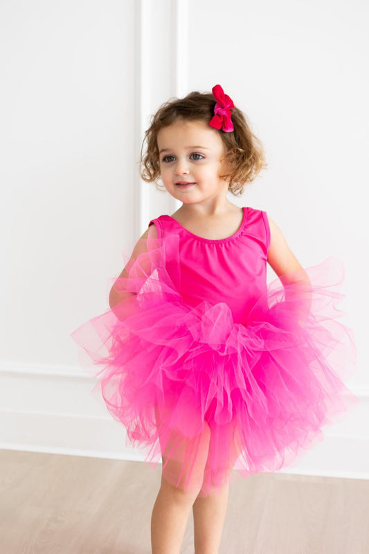 HOT PINK TANK TUTU LEOTARD