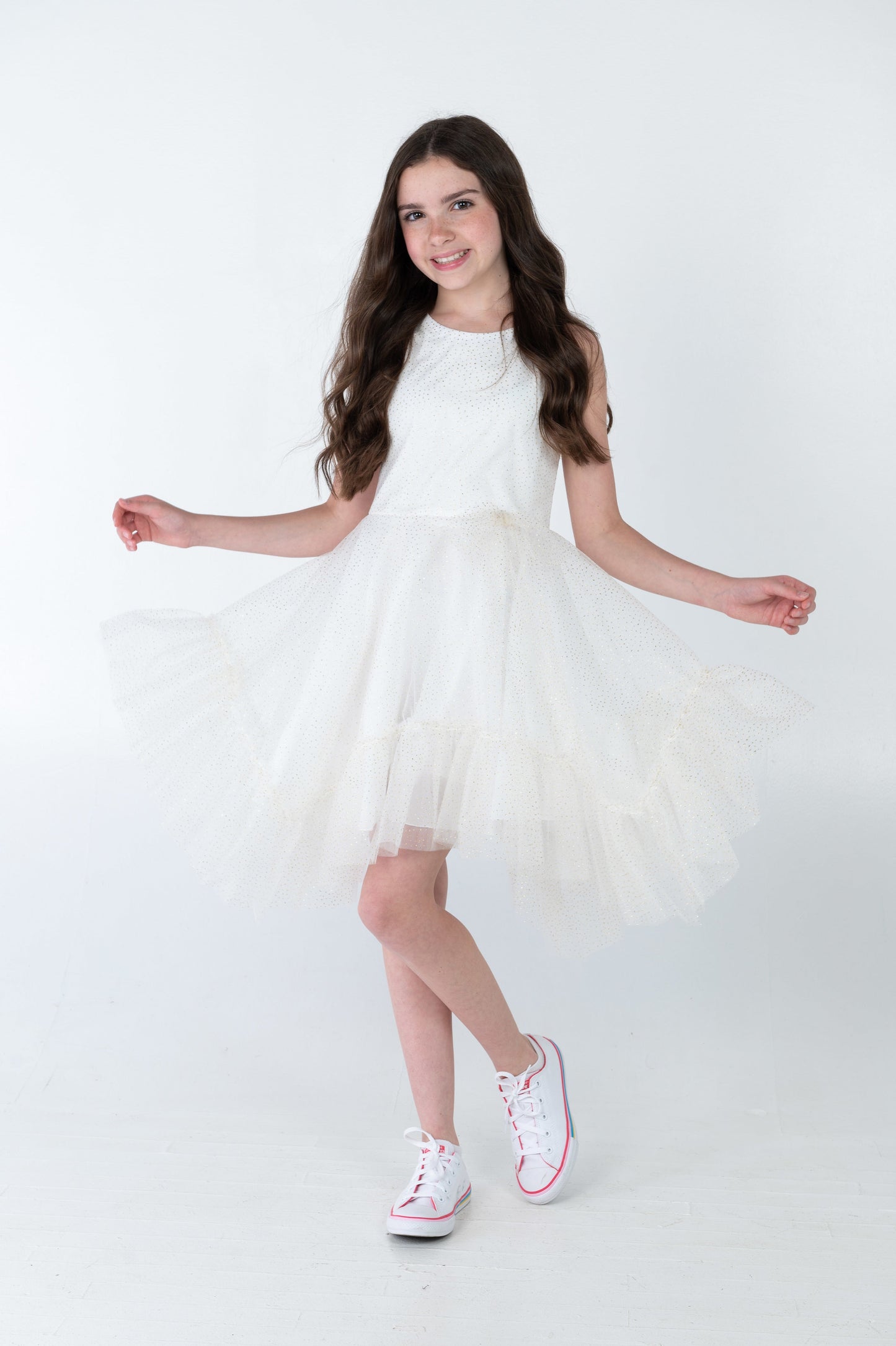 SADIE IVORY TULLE DRESS